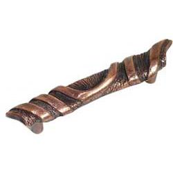 Emenee OR124-AC O Premier Collection Fiber Handle 5-1/4 inch x 3/4 inch in Antique Matte Copper Elements Series